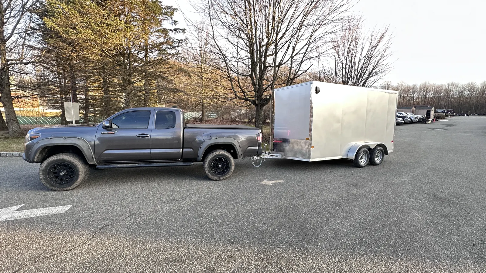 Truck and trailer for bigger builds — TrekTek Technologies